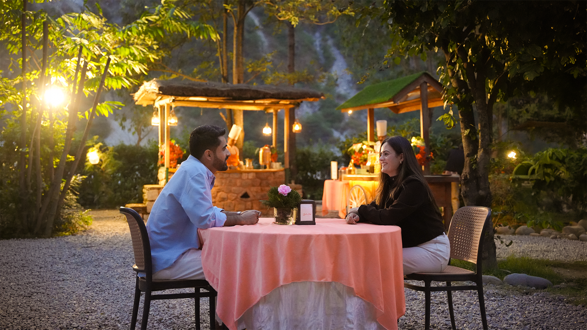 Golden-Hour Garden Date at Solluna